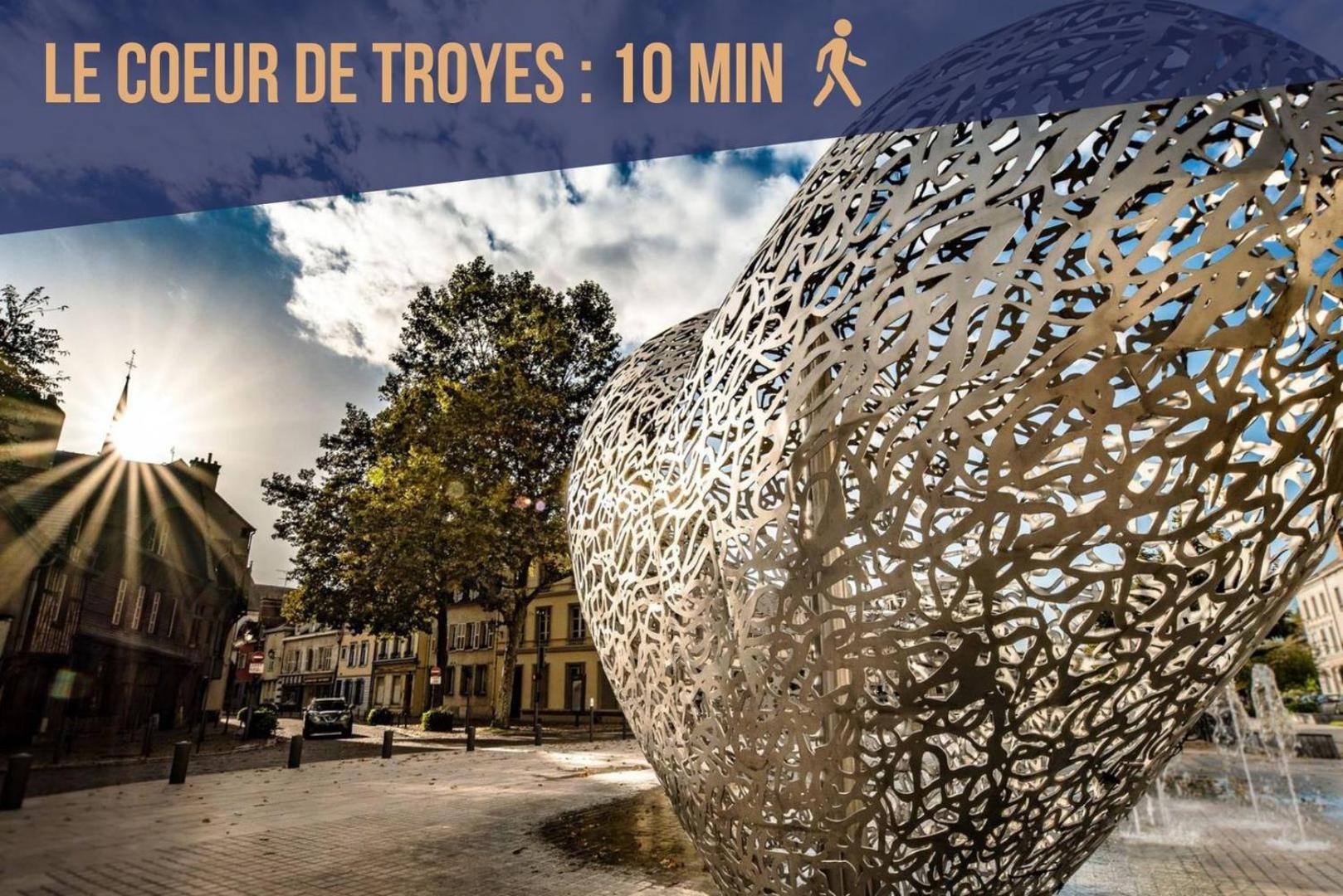 Madeleine - Centre-Ville Proche Gare - Mon Groom Troyes Exterior foto